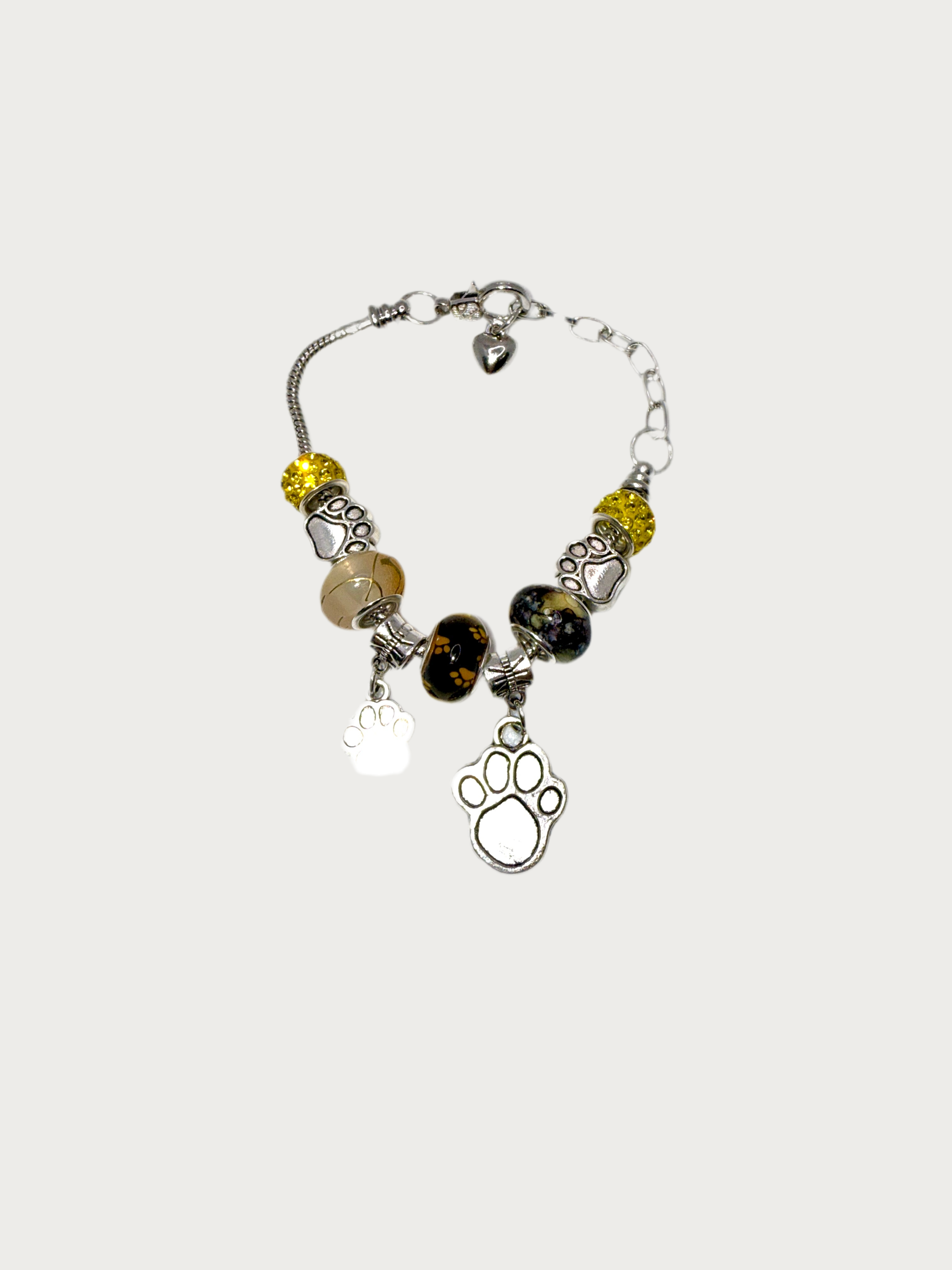 I Love My Dog Charm Bracelet