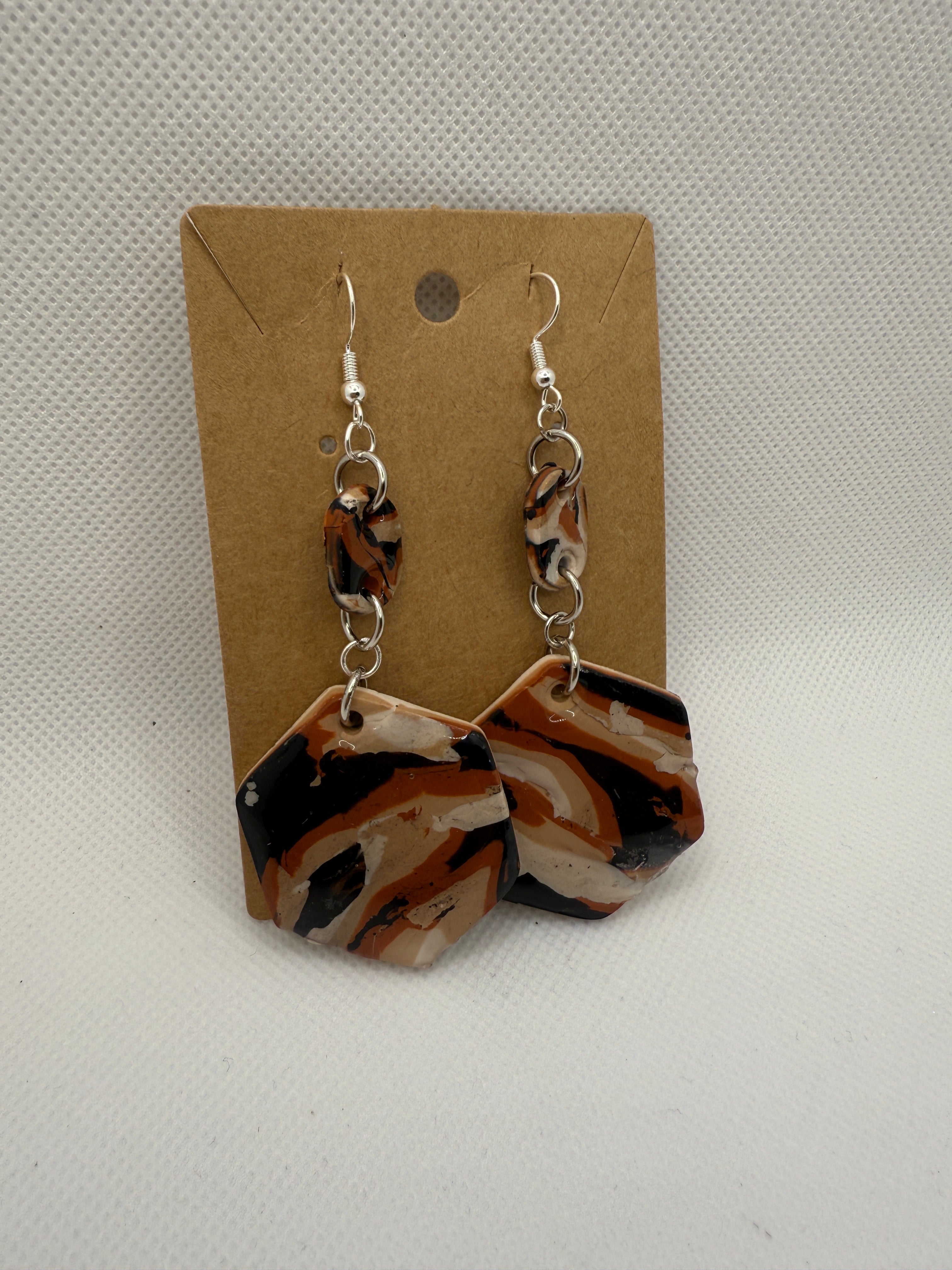 Polymer Clay Resin Earrings