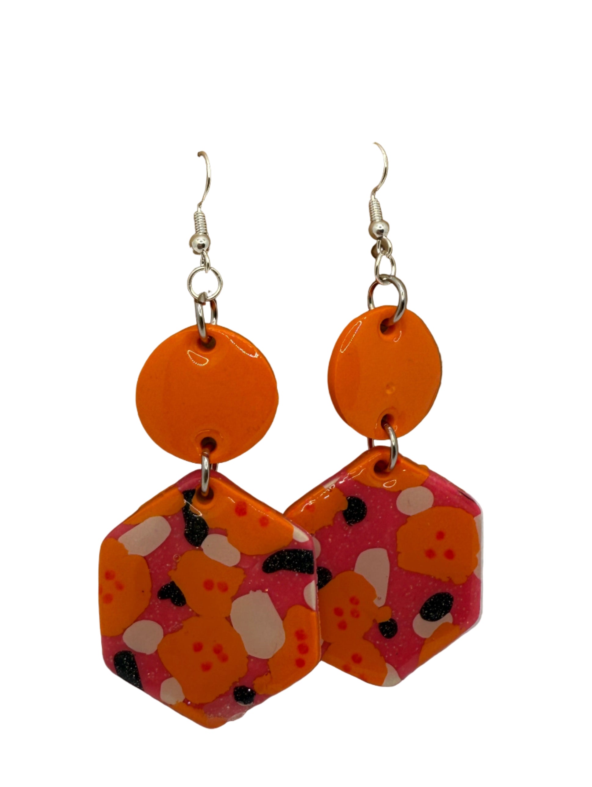 Polymer Clay Resin Earrings
